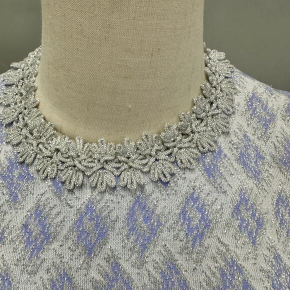 Vintage 70s polyester empire a line maxi dress w/ matching bolero jacket Small - Picture 11 of 16